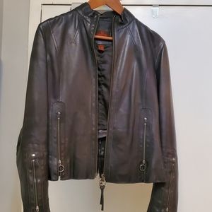Leather Moto style jacket